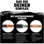 Vorschlaghammer HALDER SIMPLEX Vorschlaghammer &Oslash; 80 mm Gummi schwarz / Nylon...