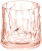 KOZIOL Glas Club No. 2 Transparent Rose Quartz 250 ml, Kunststoff