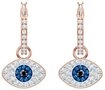 Swarovski Paar Creolen Symbolica B&ouml;ser Blick magisches Auge, mit Swarovski&reg;