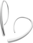 SKAGEN Paar Creolen Skagen Damen-Creolen Edelstahl Glasstein (Paar)