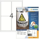 HERMA Etikett HERMA Etik. A4 Outdoor Klebefolie wei&szlig; 99,1x139 mm 160 St.
