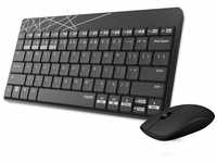 Rapoo 8000M Tastatur- und Maus-Set, Kabellos, Multimodus, Deskset, Bluetooth, 2,4
