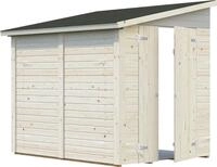 Palmako Ger&auml;tehaus Mia, BxT: 244x178 cm, natur