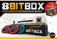 iello Spiel Spielsammlung - 8 Bit Spiel Box, Spiele-Set, mit 3 Spielen