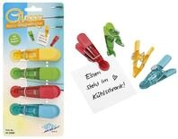 WEDO Magnet Wedo 64 22099 Notizhalter Magnet GLOSSY - 4 St&uuml;ck, sortiert