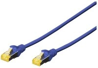 Digitus Digitus DK-1644-A-010/B RJ45 Patchkabel CAT 6a S/FTP 1.00 m Blau Halog