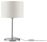 Paulmann Tischleuchte Tessa max.1x40W E14 Creme Eisen geb&uuml;rstet 230V...