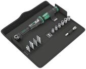 Wera Drehmomentschl&uuml;ssel Wera Click-Torque A6 in textiler Box mit Bits +...