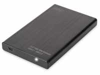 Digitus Festplatten-Gehäuse Festplattengehäuse 2.5″ (6.35cm) USB 2.0