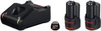 Bosch Professional &raquo;GBA 12V 3.0Ah&laquo; Akku Starter-Set (2 St), inkl. Ladeger&auml;t