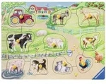 Ravensburger Puzzle RAVENSBURGER Morgen auf dem Bauernhof Holzpuzzle,...