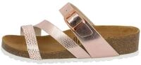 Pantolette LICO "Pantolette Natural Glitter", Damen, Gr. 36, rosa, Synthetik,...