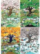 Swatch Puzzle Puzzle 2000 pz - 4 Seasons, Cartoon Classics, Puzzleteile