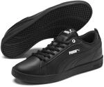 Sneaker PUMA "SMASH WNS V2 L", Damen, Gr. 36, schwarz-wei&szlig; (puma schwarz, puma