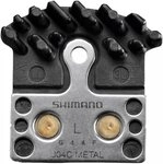 Shimano Scheibenbremse Shimano J04C Metall Scheibenbremsbel&auml;ge mit K&uuml;hlrippen -