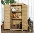 Outsunny Ger&auml;tehaus mit Lamellent&uuml;ren, 3 Regale, Wetterbest&auml;ndig, BxT:...