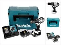 Makita Akku-Schlagbohrschrauber DHP 482 RFWJ 18V 62Nm + 2x Akku 3,0Ah + Makpac