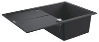 Grohe Granitsp&uuml;le K400 50-C 78/50 1.0 rev, granit schwarz, 0/0 cm