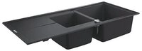 Grohe Granitsp&uuml;le K400 80-C 116/50 1.5 rev, granit schwarz, 0/0 cm