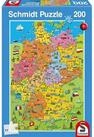Schmidt Spiele Puzzle Deutschlandkarte mit Bildern (Kinderpuzzle), 299...