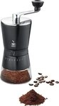 GEFU Kaffeem&uuml;hle SANTIAGO Handm&uuml;hle - 8 Mahlstufen - Schwarz/Edelstahl,