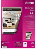Sigel Fotopapier Fotopapier LP343 DIN A3 hochgl&auml;nzend 135 g/qm 200 Blatt
