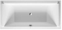 Duravit Badewanne Starck 1900x900 mm Badewanne rechteckig Ablauf Mitte wei&szlig;