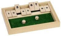 goki Spiel W&uuml;rfelspiel Shut the box
