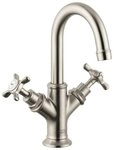 hansgrohe Waschtischarmatur Axor Montreux 160 2-Griff Kreuzgriff mit