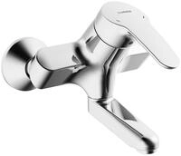 HANSA Waschtischarmatur Hansamix Einhand-Wandbatterie Care&reg; Strahlregler
