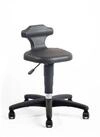 bimos B&uuml;rostuhl bimos Flex mit Rollen PU-Schaum schwarz Sitzh&ouml;he 450-650 mm