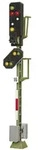 Viessmann Modelleisenbahn-Signal Licht-Ausfahrsignal der DB mit Vorsignal, 10...