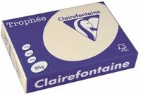 CLAIREFONTAINE Aquarellpapier Bx500 Trophee Papier DIN A4 - 80g/m&sup2; - Sand