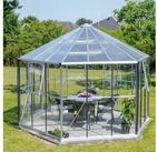 Vitavia Gew&auml;chshaus Pavillon Juno 9000, 3 mm Wandst&auml;rke, Kombi von 3 mm ESG &...