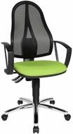 TOPSTAR B&uuml;rostuhl B&uuml;rostuhl Point 60 Netz Plus, G050 gr&uuml;n, chrom Stoff