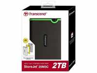 Transcend HDD externe Festplatte StoreJet 25M3 2,5 Zoll 2TB USB Typ C iron gray