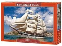 Castorland Puzzle Segelschiff verl&auml;sst den Hafen Puzzle 500 Teile, Puzzleteile