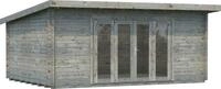Palmako Gartenhaus Lea, BxT: 578x451 cm, (Set), 19,4 m&sup2;, mit Fu&szlig;boden im Gartenhaus