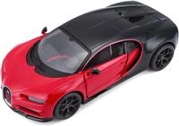 Maisto&reg; Modellauto Bugatti Chiron Sport (schwarz-rot), Ma&szlig;stab 1:24,...