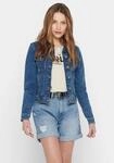 Jeansjacke ONLY "ONLTIA DNM JACKET MB BEX02 NOOS" Gr. 34, blau (medium blau denim),