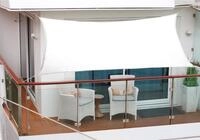 Floracord Sonnensegel, BxT: 270x140 cm, wei&szlig;