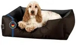 BedDog Tierbett Hundebett LUPI mit Rand, Bezug abnehmbar braun|schwarz 55 cm x...