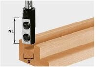 FESTOOL Fr&auml;ser-Set Festool Wendeplatten-Nutfr&auml;ser HW Schaft 8 mm HW S8 D12/30...