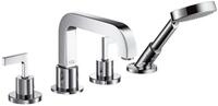 hansgrohe Wannenarmatur Axor Citterio 4-Loch Fliesenrandarmatur Hebelgriff -...