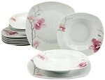 creaTable Tafelservice Amelie Aiko Tafelservice (12-tlg), 6 Personen, Porzellan