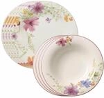 Geschirr-Set VILLEROY & BOCH "Tafel-Set Mariefleur Basic 8er Set bunt", bunt, 8,