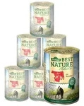 Dehner Best Nature Adult, versch. Sorten, 6 x 400 g Dose (2.4 kg), Nassfutter...