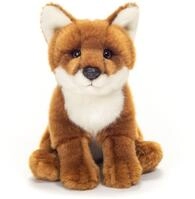 Teddy Hermann&reg; Kuscheltier Fuchs sitzend rotbraun, 20 cm, zum Teil aus...