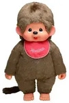 Sekiguchi Pl&uuml;schfigur Monchhichi Pl&uuml;schfigur Junge mit Latz rot/braun 80cm