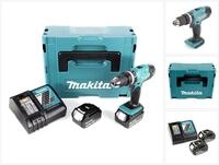 Makita Akku-Schlagbohrschrauber DHP 453 RFJ 18V 42Nm + 2x Akku 3,0Ah +...